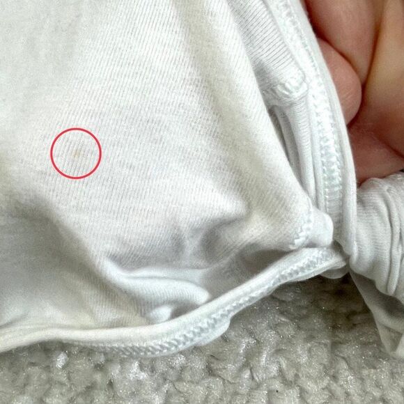 Lululemon Turn To Tie Tank White 12 FLAWS - Picture 7 of 10